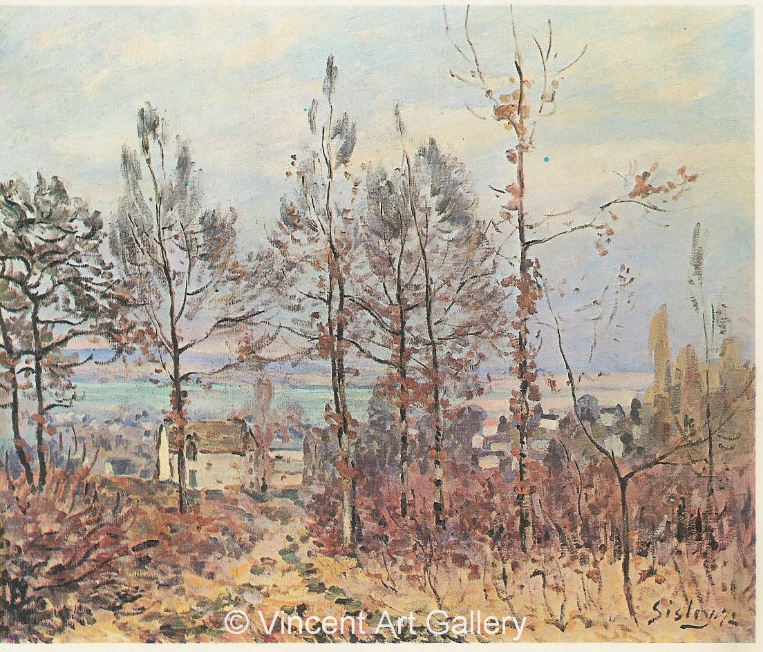 A4315, SISLEY, Village at edge of the Forest